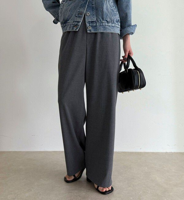 fredy emue「TRイージーセミワイドパンツ」|チノ|