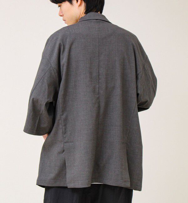 GLOSTER「ルーズシルエット ダブルジャケット」|テーラードジャケット|