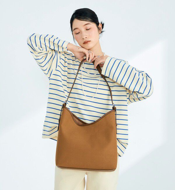 fredy emue「異素材コンビワンハンドルバッグ」|ショルダー・メッセンジャー|