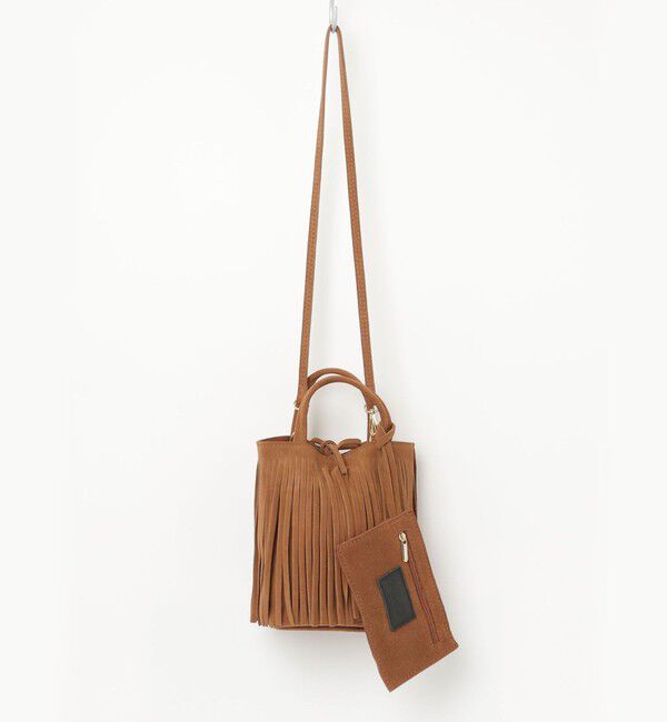 fredy emue「【AULENTTI/オーレンティ】 フリンジミニトートバッグ」|ショルダー・メッセンジャー|
