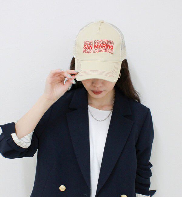 fredy emue「【CASSELINI/キャセリーニ】刺しゅうメッシュキャップ」|キャップ・キャスケット|