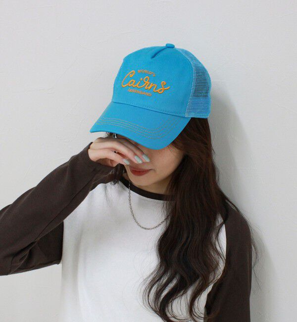 fredy emue「【CASSELINI/キャセリーニ】刺しゅうメッシュキャップ」|キャップ・キャスケット|