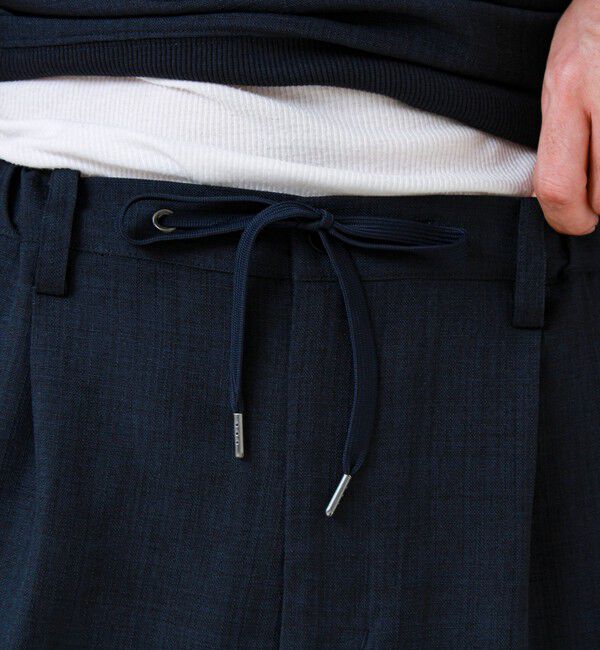 GLOSTER「【セットアップ対応】リネンライクキャンバスパンツ」|チノ|