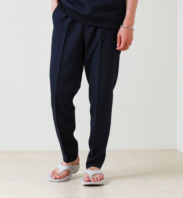 GLOSTER「【セットアップ対応】リネンライクキャンバスパンツ」|チノ|