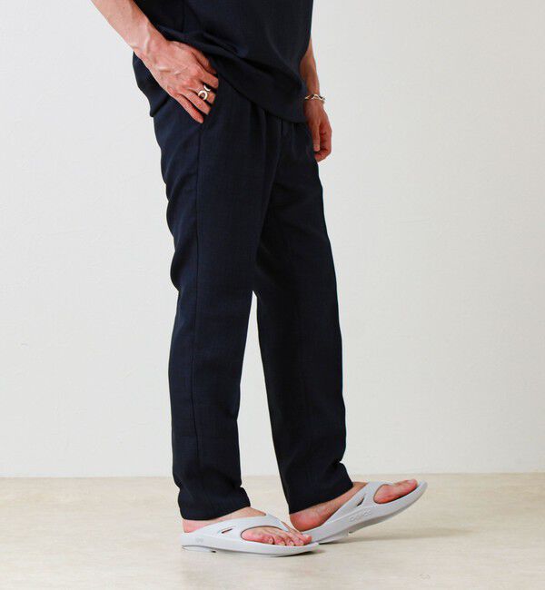 GLOSTER「【セットアップ対応】リネンライクキャンバスパンツ」|チノ|