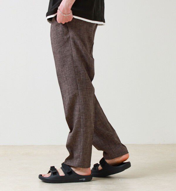 GLOSTER「【セットアップ対応】リネンライクキャンバスパンツ」|チノ|