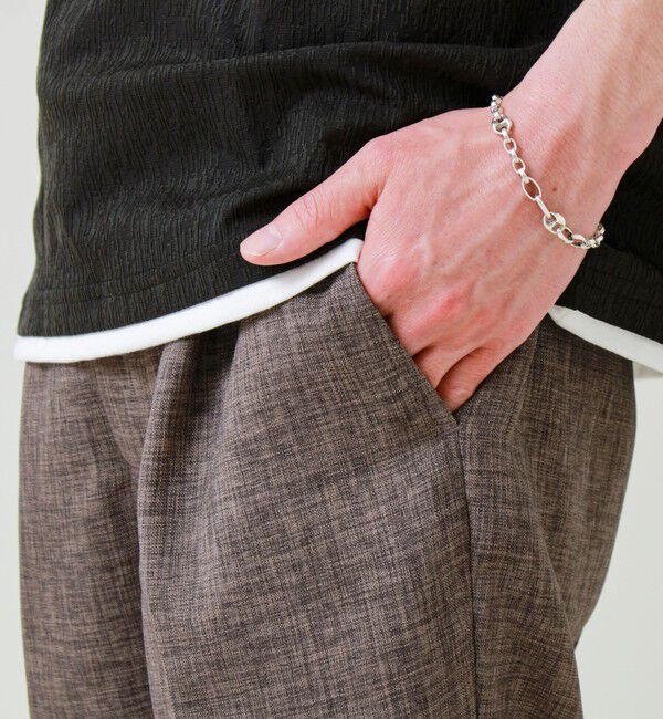 GLOSTER「【セットアップ対応】リネンライクキャンバスパンツ」|チノ|