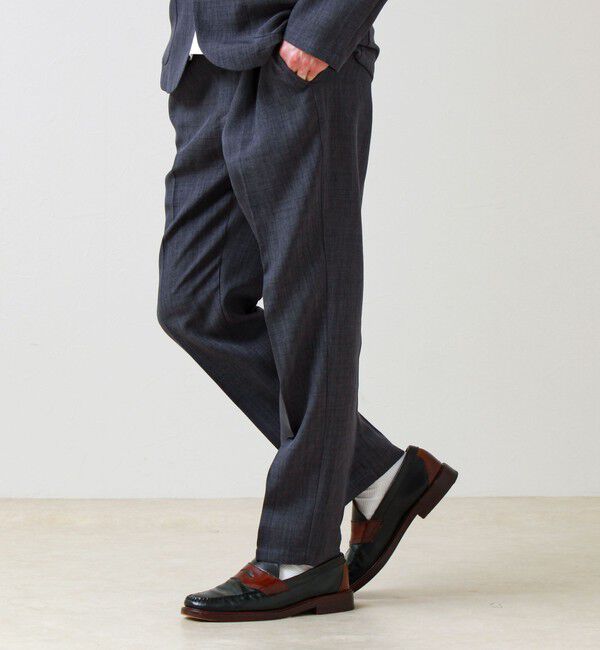 GLOSTER「【セットアップ対応】リネンライクキャンバスパンツ」|チノ|