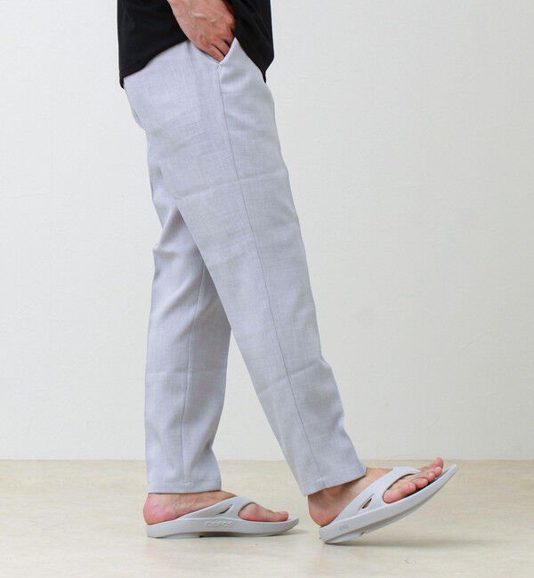 GLOSTER「【セットアップ対応】リネンライクキャンバスパンツ」|チノ|