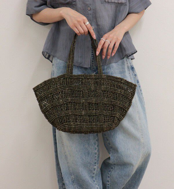 fredy emue「【BAGMATI/バグマティ】格子編みアバカトートバッグ」|トートバッグ|