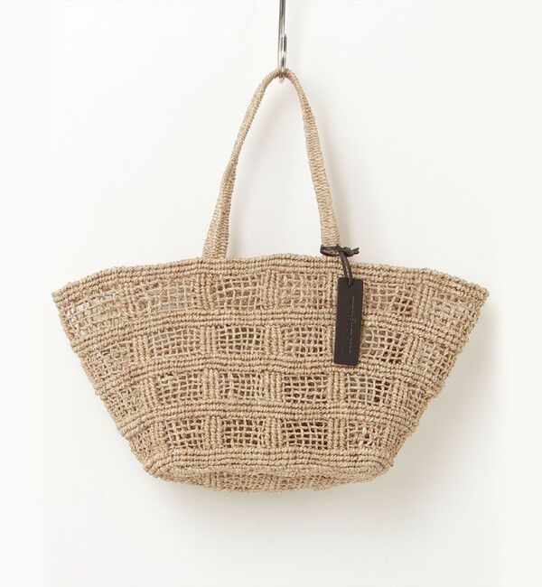 fredy emue「【BAGMATI/バグマティ】格子編みアバカトートバッグ」|トートバッグ|