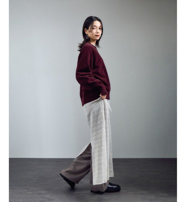 SALON adam et rope'「レースシアーワンピース」|ワンピース|