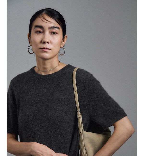 SALON adam et rope'「カシミヤニットミニワンピース」|ワンピース|