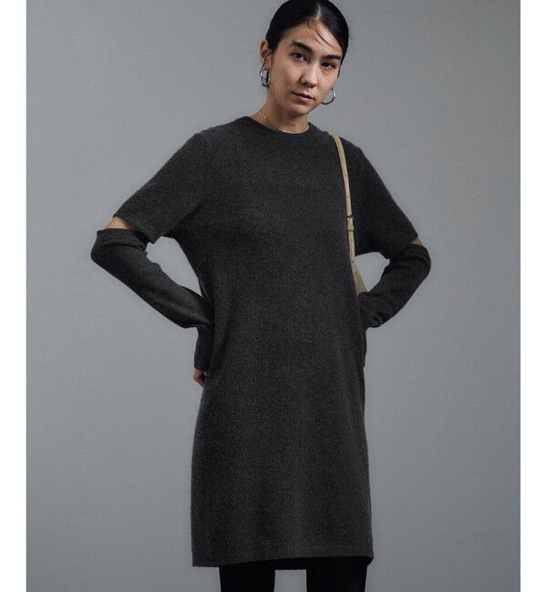 SALON adam et rope'「カシミヤニットミニワンピース」|ワンピース|