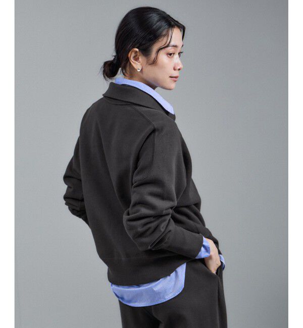 SALON adam et rope'「【WEB限定】ビンテージライクハーフジップスウェット［セットアップ対応］」|スウェット・ジャージ|