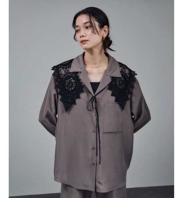 SALON adam et rope'「エンブロイダリカラー」|マフラー|