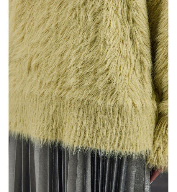 SALON adam et rope'「【WEB限定】ウォッシャブル前後2WAYシャギーニットプルオーバー」|ニット・セーター|