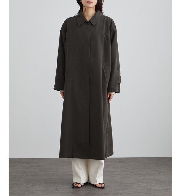 SALON adam et rope'「【WEB限定】エフォートレスステンカラーコート / スタンドカラー」|トレンチコート|