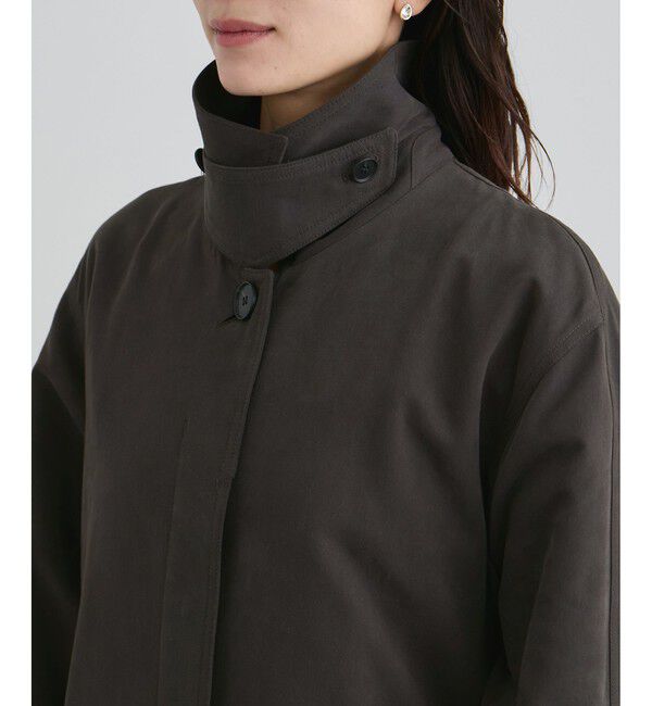 SALON adam et rope'「【WEB限定】エフォートレスステンカラーコート / スタンドカラー」|トレンチコート|