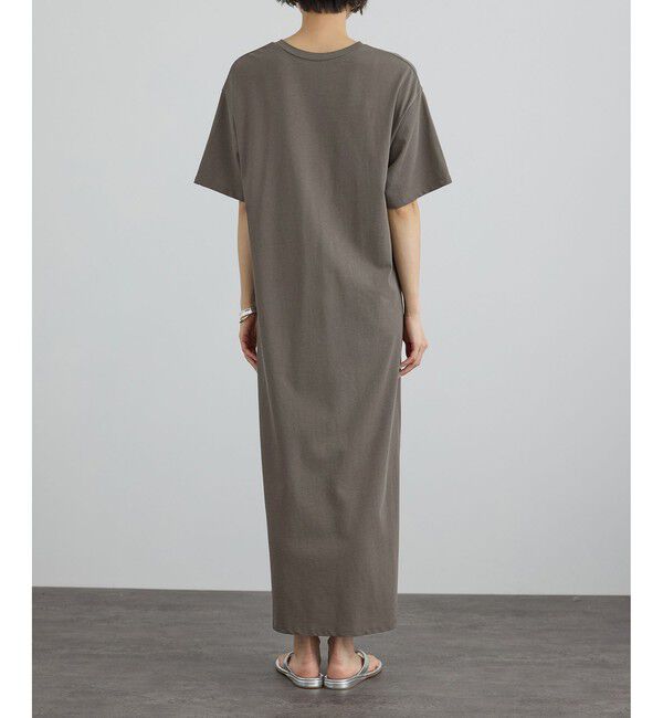 SALON adam et rope'「【WEB限定】ドライコットンツイストディテールワンピース」|ワンピース|