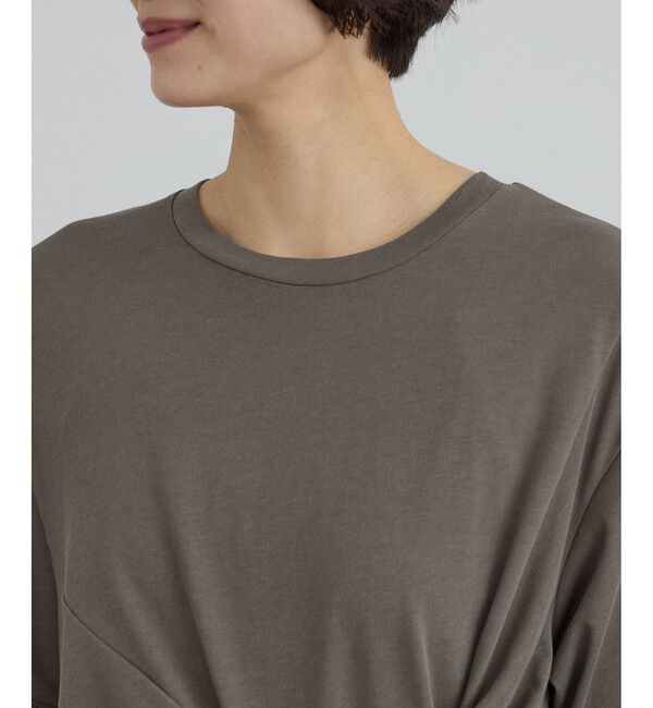 SALON adam et rope'「【WEB限定】ドライコットンツイストディテールワンピース」|ワンピース|