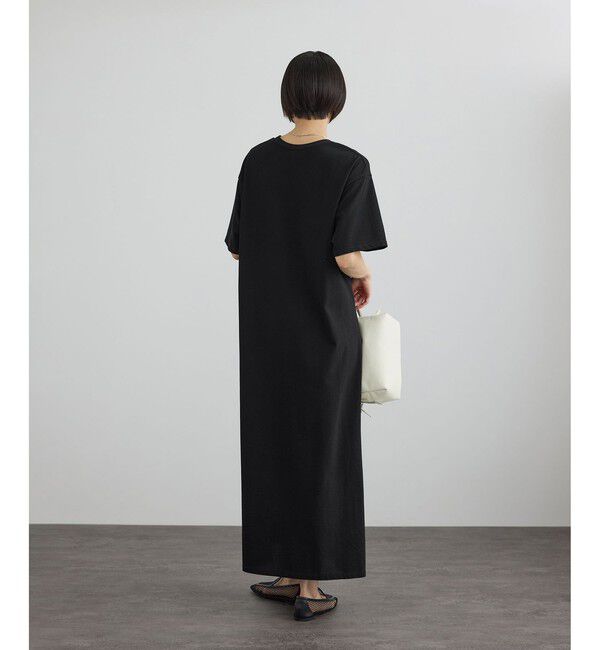 SALON adam et rope'「【WEB限定】ドライコットンツイストディテールワンピース」|ワンピース|