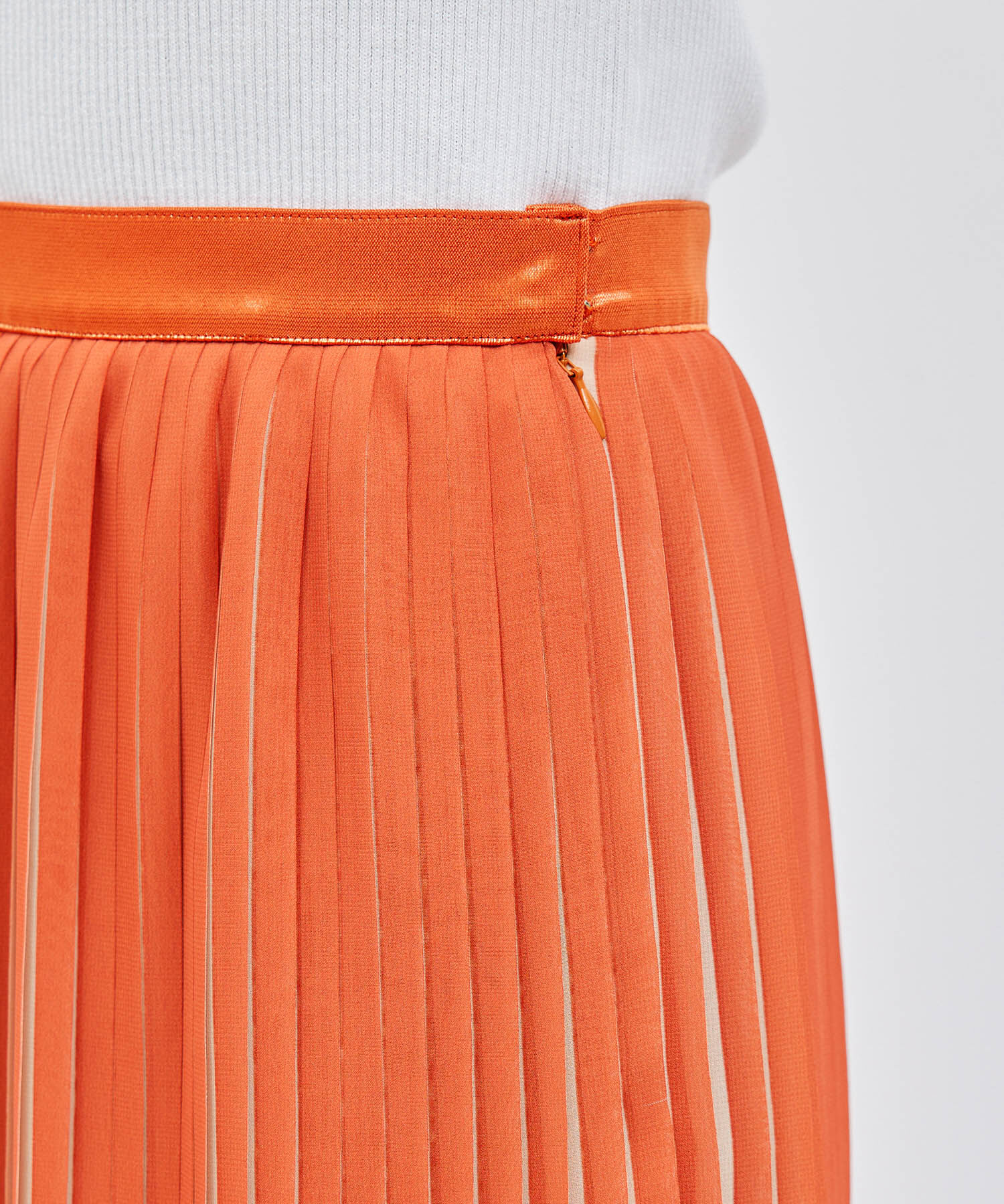 ROPE「プリーツスカート（バイカラー/無地）【メディア掲載】」|スカート|