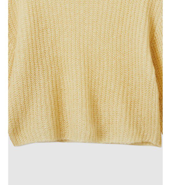 ROPE「モヘアシルク片畔ボートネックプルオーバー」|ニット・セーター|