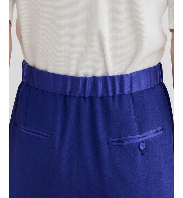 ROPE「ライトトリアセイージーワイドパンツ/セットアップ対応・イージーケア・」|チノ|