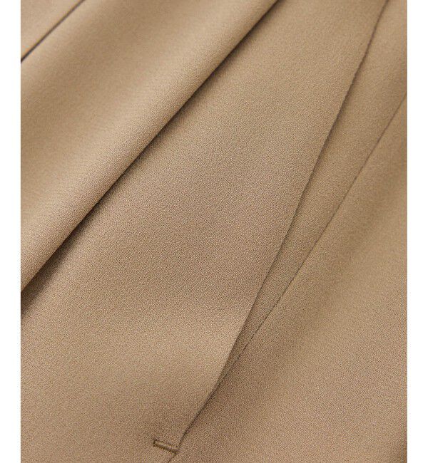 ROPE「ライトトリアセイージーワイドパンツ/セットアップ対応・イージーケア・」|チノ|