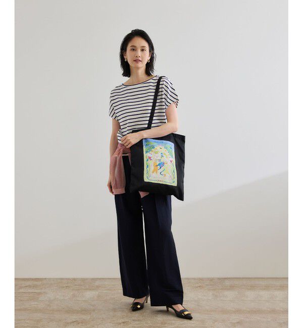 ROPE「【Kei Nagayama for ROPE'】イラスト入りトートバッグ【A4対応】」|トートバッグ|