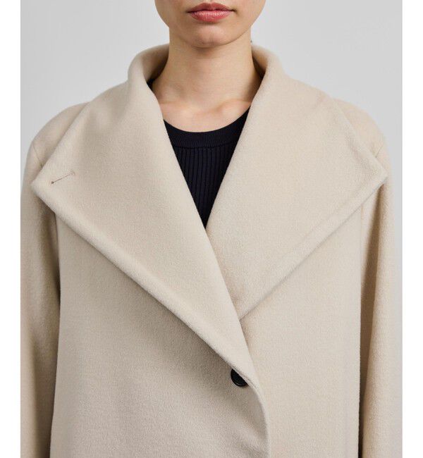 ROPE「プレミアムカシミヤ ショートコート」|ステンカラーコート|