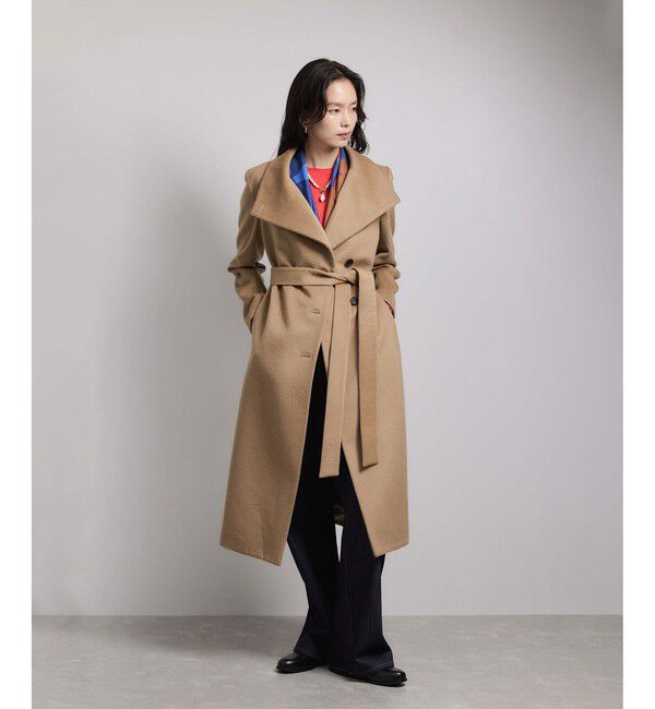 ROPE「プレミアムカシミヤ ロングコート【逸品・マルチWAY】」|ステンカラーコート|