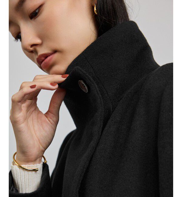 ROPE「プレミアムカシミヤ ロングコート【逸品・マルチWAY】」|ステンカラーコート|