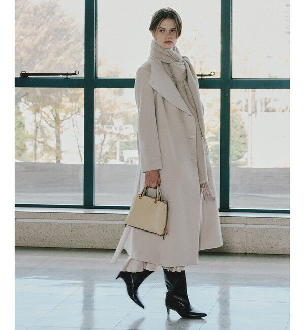 ROPE「プレミアムカシミヤ ロングコート【逸品・マルチWAY】」|ステンカラーコート|