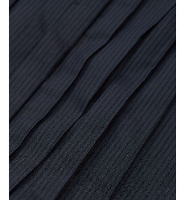 ROPE「【洗える】ストライプペプラムブラウス」|シャツ・ブラウス|