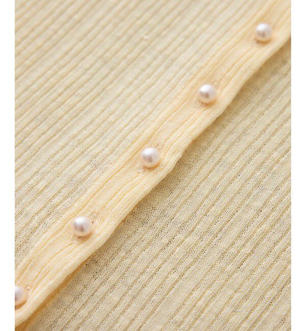 ROPE「シルクリネンポロ襟ニットカーディガン/イージーケア」|カーディガン|