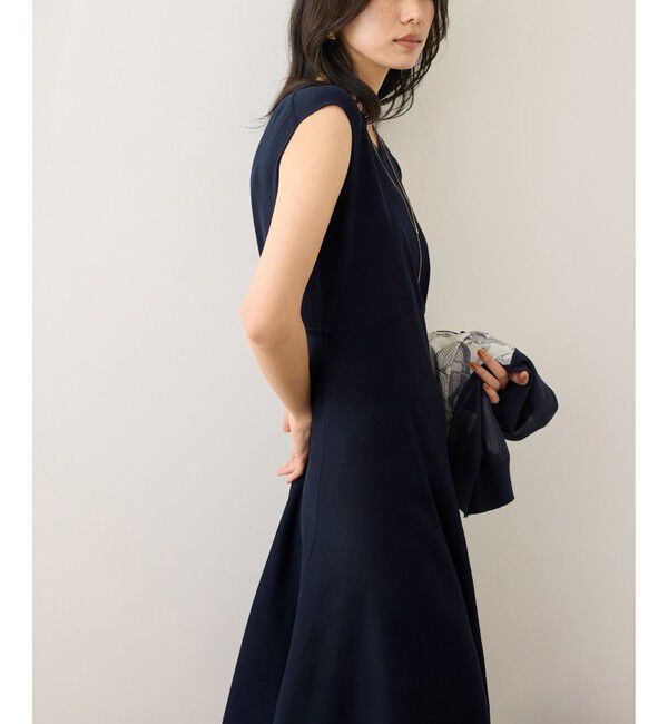 ROPE「LEVITA ニットワンピース/接触冷感・イージーケア」|ワンピース|