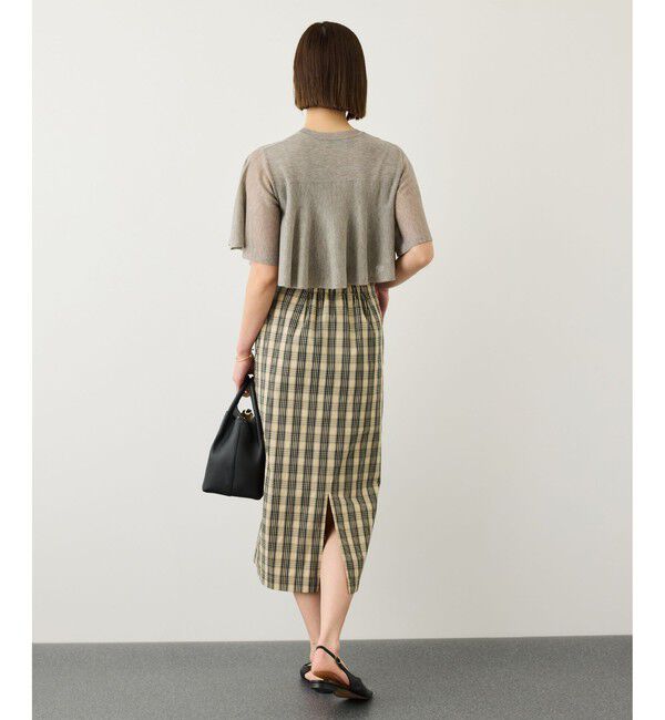 ROPE「LEVITA ティアードフリルニットプルーオーバー/接触冷感・イージーケア」|Tシャツ・カットソー|