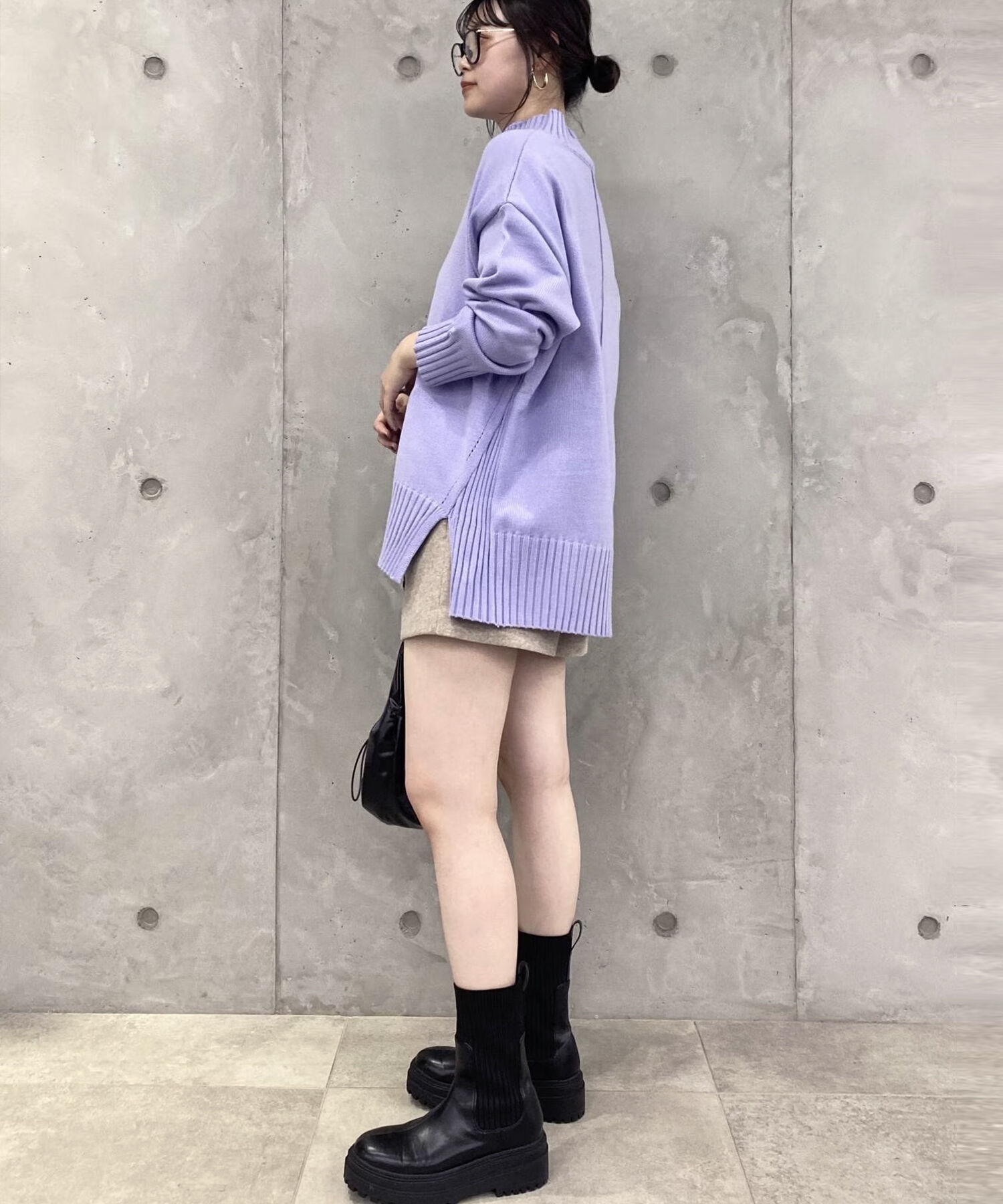 Juze「【抗菌防臭】タンクソールサイドニットブーツ」|その他|