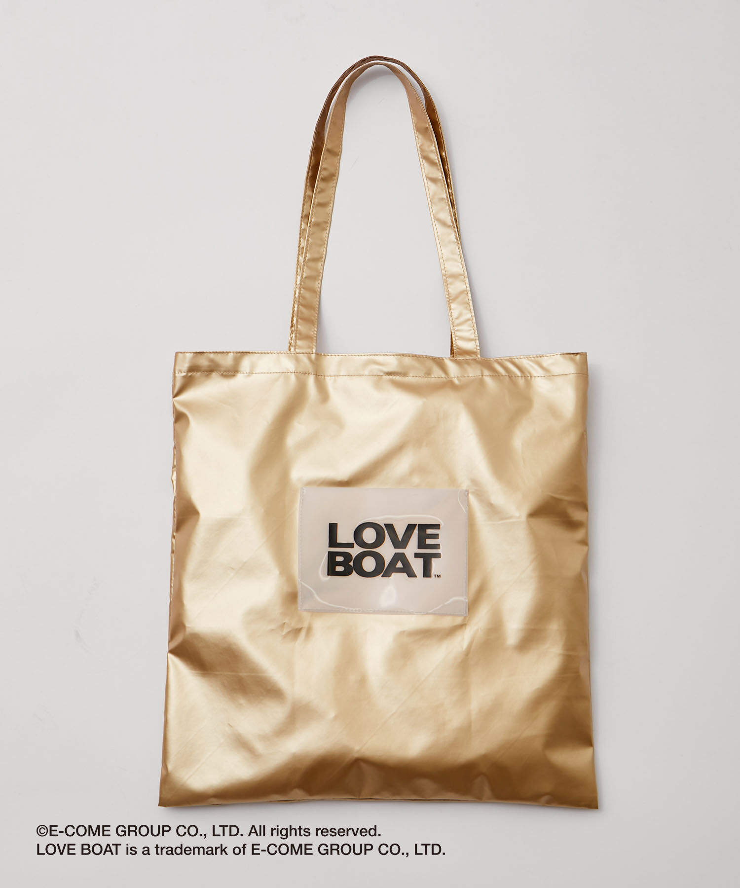 VIS「【LOVE BOAT VIS別注】ロゴトートバッグ【A4対応】」|トートバッグ|ゴールド(90)
