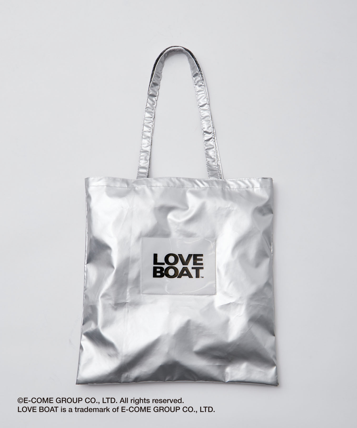 VIS「【LOVE BOAT VIS別注】ロゴトートバッグ【A4対応】」|トートバッグ|シルバー(93)