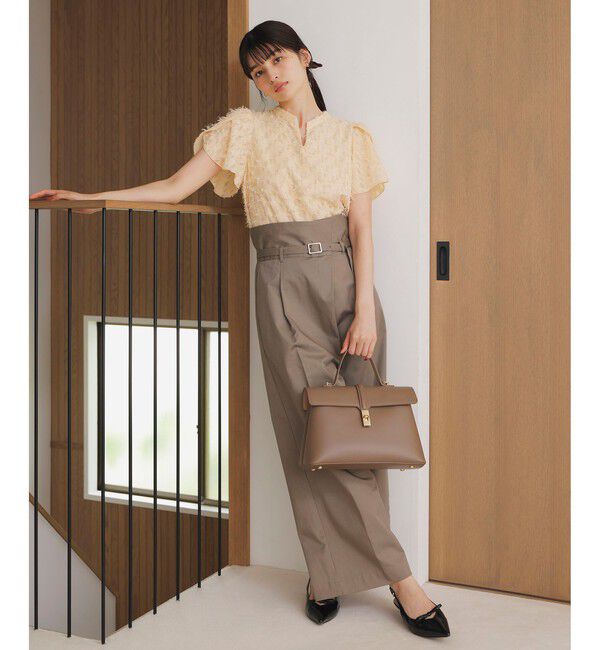 VIS「ひねり金具ワンハンドルバッグ/2WAY,軽量」|ハンドバッグ|