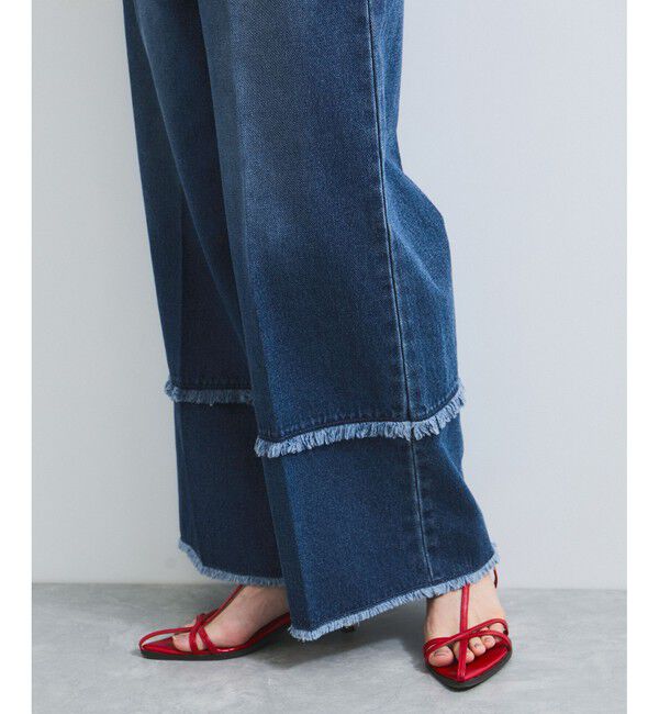 VIS「フリンジフレアデニム」|デニム|