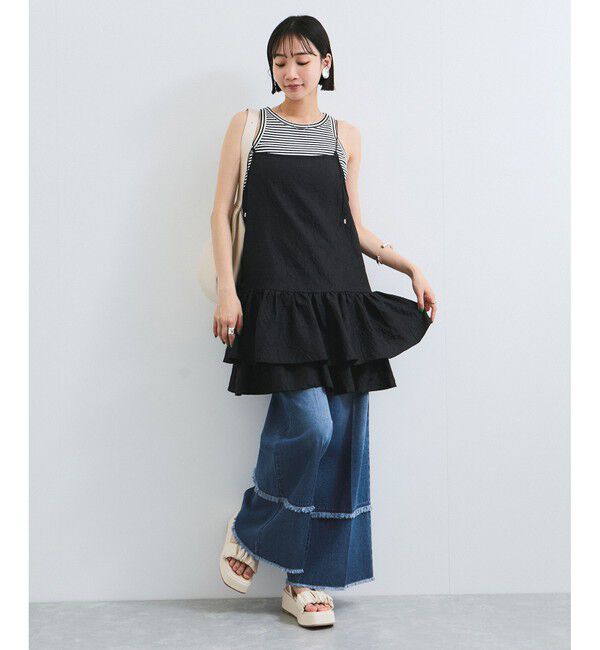 VIS「フリンジフレアデニム」|デニム|