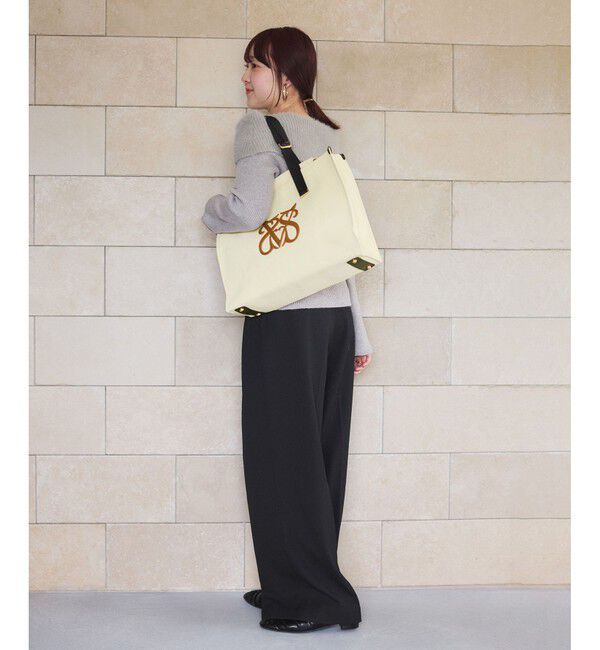 VIS「【軽量】【2WAY】ビッグロゴキャリーオントートバッグ」|トートバッグ|