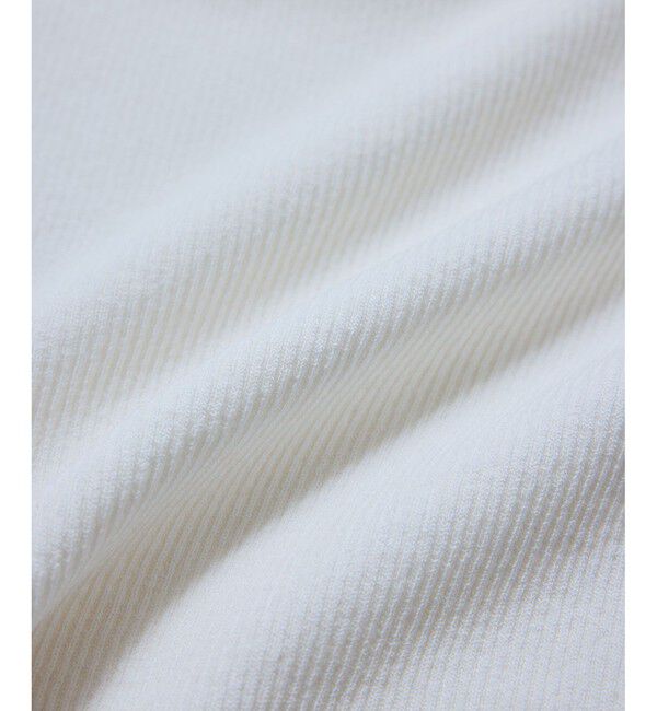 VIS「【WEB限定】【骨格で選べる2タイプ】オフショル風リボン半袖ニット」|ニット・セーター|