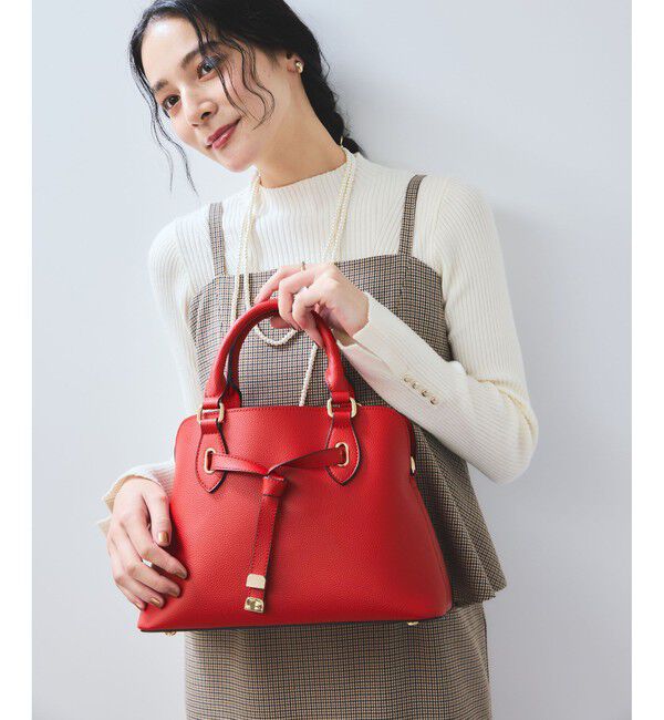 VIS「フロントタイ ブガッティ型ボストンバッグ/2WAY」|ボストンバッグ|