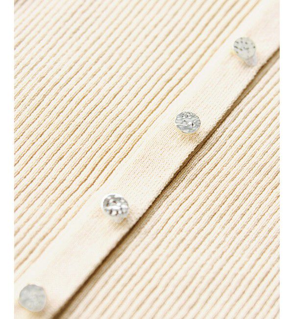 VIS「ビックカラーオフショルハーフスリーブニット」|ニット・セーター|