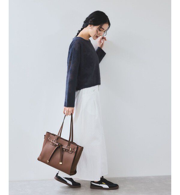 VIS「WEB限定追加【A4収納】フラップタイトートバッグ」|トートバッグ|